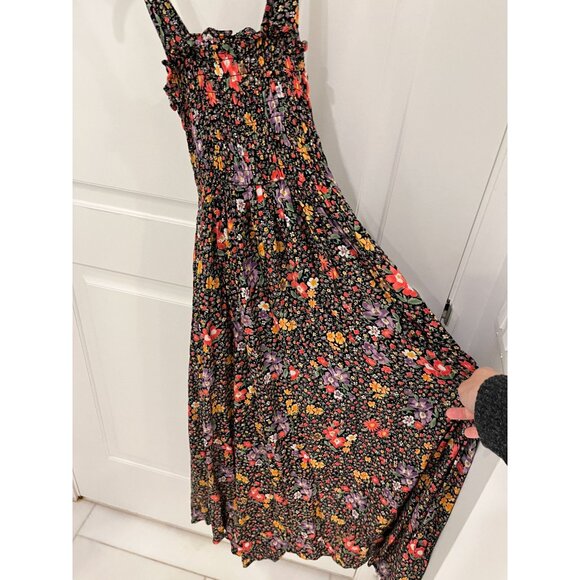 By TiMo Smocked Bodice Midi Sundress Floral Bright Fields XS Anthropologie - Picture 8 of 8
